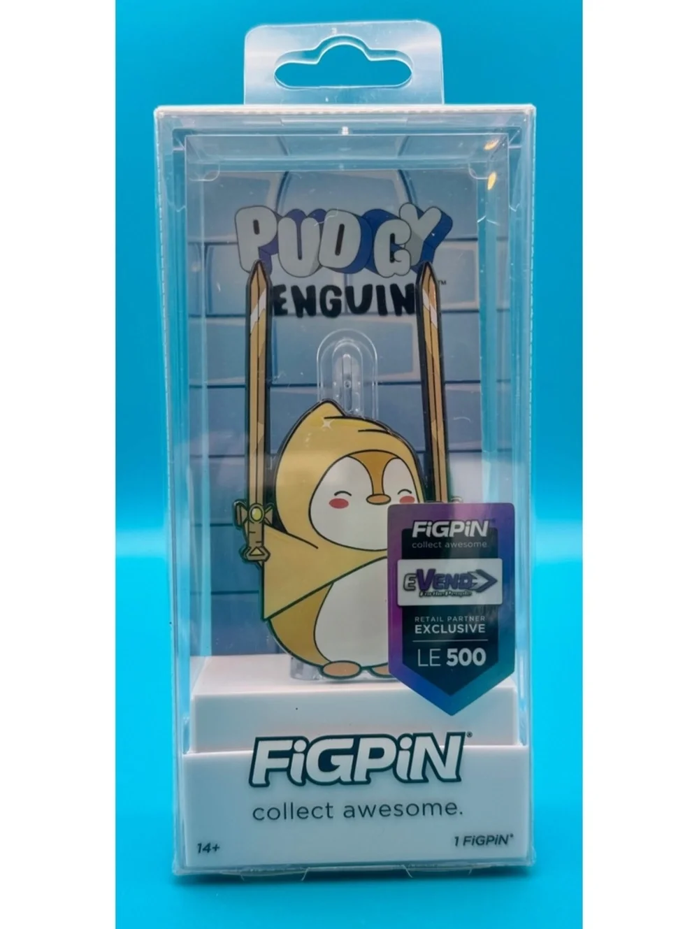 FiGPiN Pudgy Penguins Mackie Mysticblades LE 500 eVend Retailer Exclusive Pin